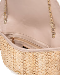 Oahu Straw Crossbody Clutch - Beige Ins Street