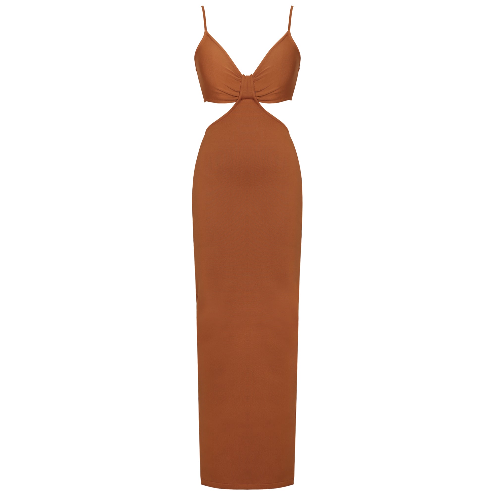 Strappy Exposed Waist Bandage Dress Ins Street