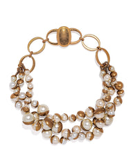 Pearl Cluster Necklace Ins Street