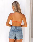 Polynesia Spotted Twist Front Bralette - Coral - FINAL SALE Ins Street