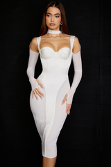 Corset Midi Dress Ins Street