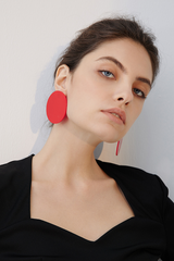 Acrylic Ring Earrings Ins Street