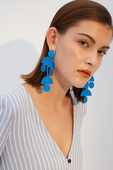 Acrylic Geometric Long Earrings Ins Street