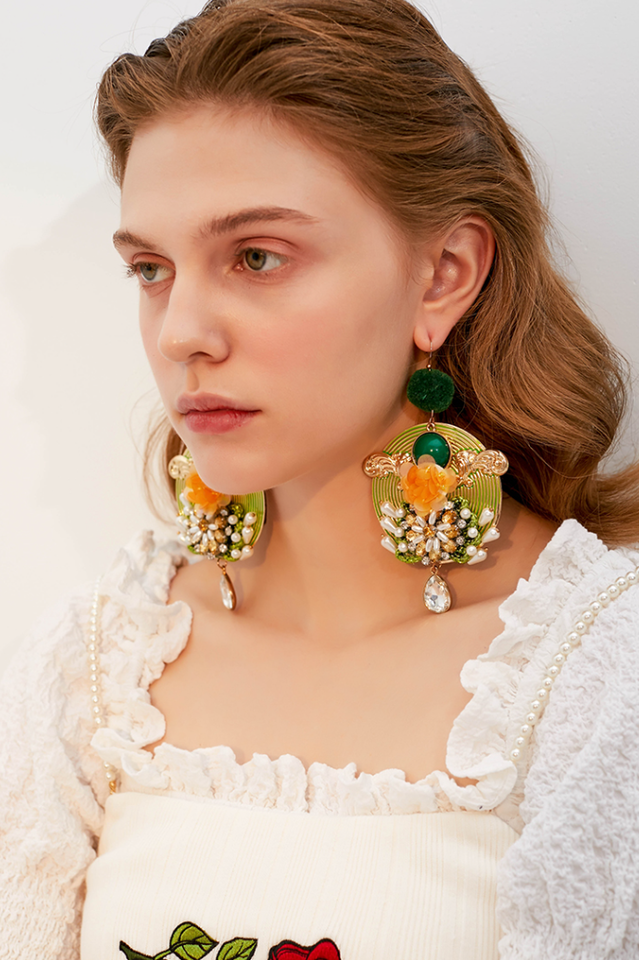 Bohemian Flower Earrings Ins Street