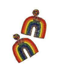 Beaded Statement Earrings PANN-001