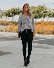 Reflections Of You Printed Blouse - FINAL SALE Ins Street