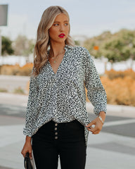 Reflections Of You Printed Blouse - FINAL SALE Ins Street