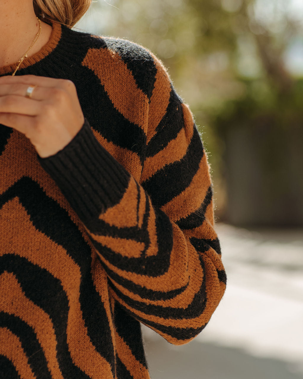 Reuben Knit Tiger Sweater Ins Street