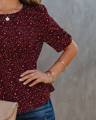 Rexha Leopard Peplum Blouse - FINAL SALE Ins Street