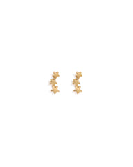 Rising Star Stud Earrings - Gold Ins Street