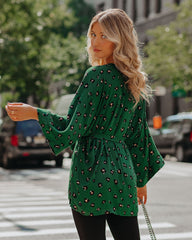 Roe Leopard Kimono Wrap Top Ins Street