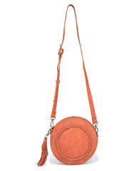 Round Town Crossbody Bag - Burnt Sienna Ins Street