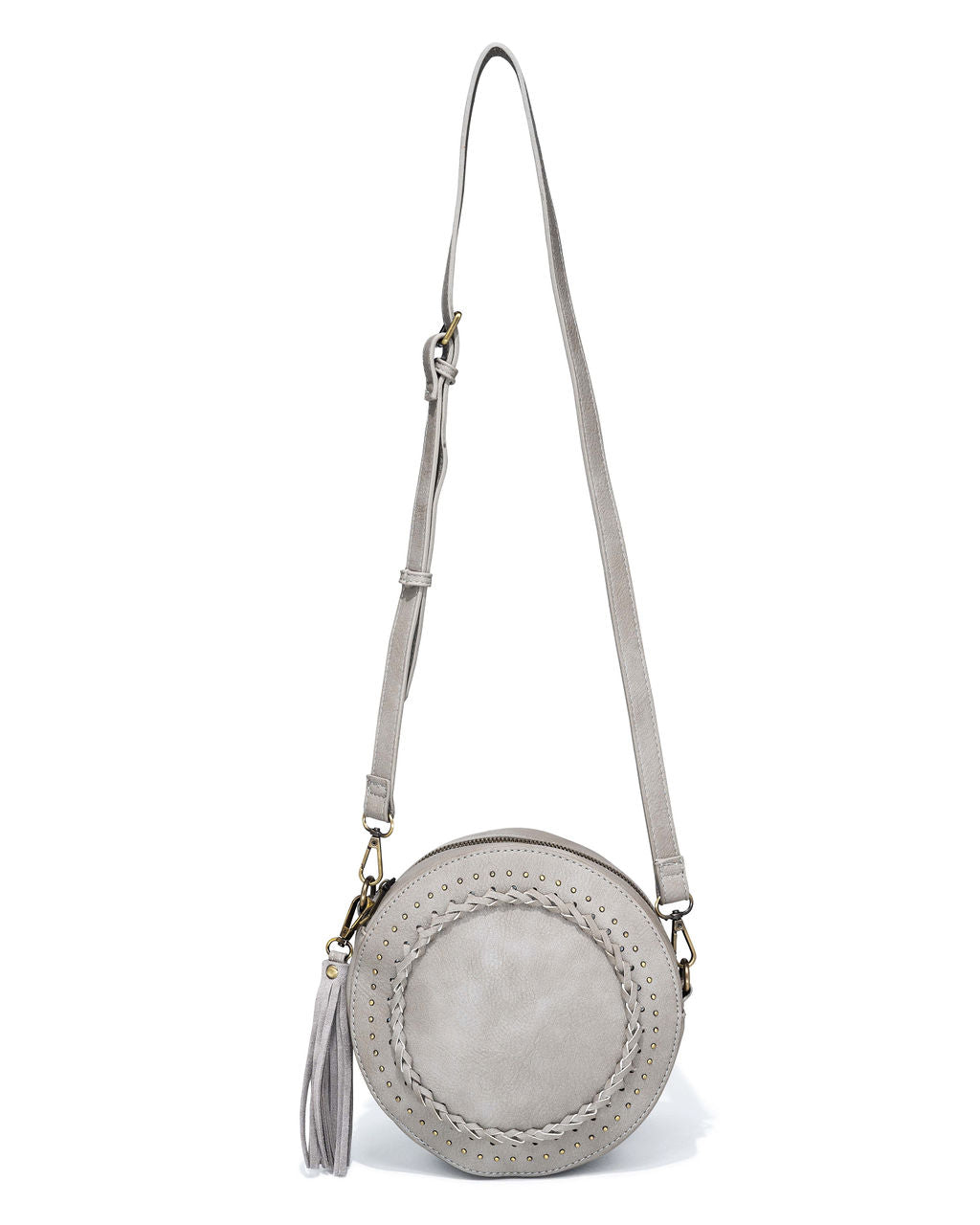 Round Town Crossbody Bag - Grey Ins Street