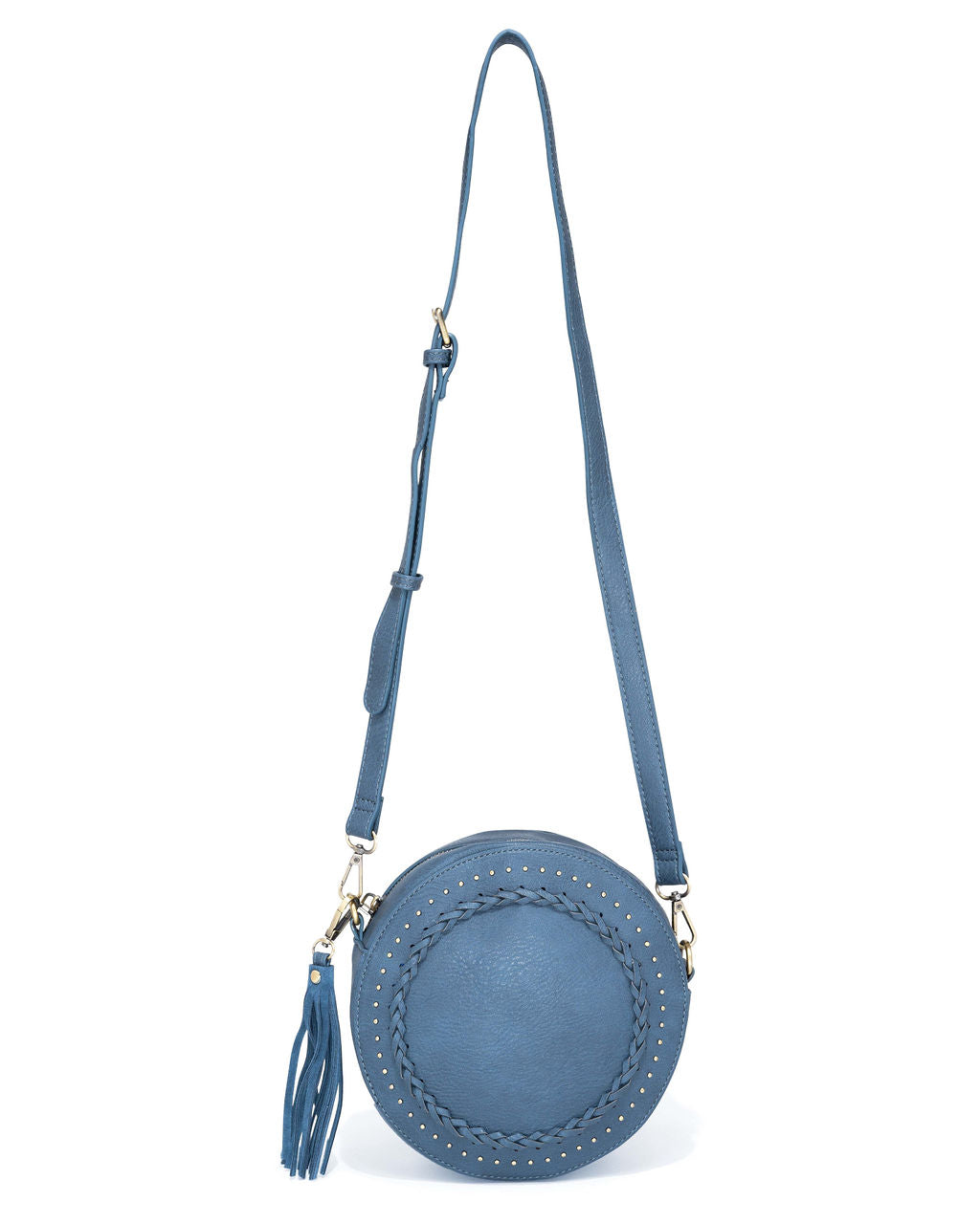 Round Town Crossbody Bag - Navy Ins Street