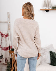 Rudy Ribbed Dolman Sweater - Oatmeal Ins Street