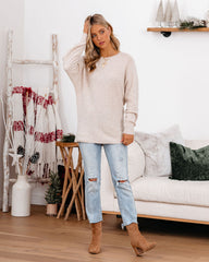 Rudy Ribbed Dolman Sweater - Oatmeal Ins Street