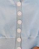 Skylark Cotton Button Front Crop Cardigan - FINAL SALE Ins Street
