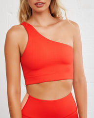 Spark One Shoulder Sports Bra Ins Street