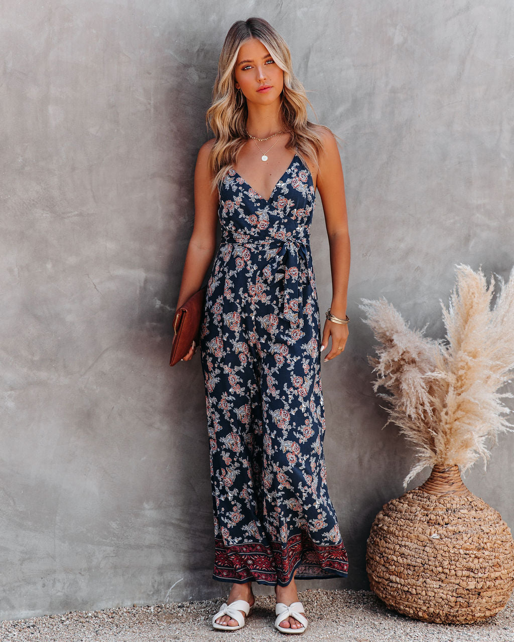 Sully Printed Wide Leg Jumpsuit - FINAL SALE Ins Street