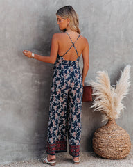 Sully Printed Wide Leg Jumpsuit - FINAL SALE Ins Street