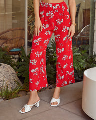 Sunshine For The Soul Floral High Rise Pants - FINAL SALE Ins Street