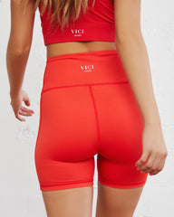 Superset Biker Shorts - Flame Red - FINAL SALE Ins Street