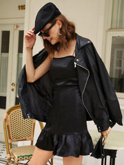 Women's Thin Suspender Dress Ins street