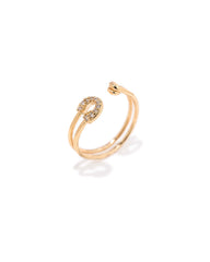 Safety Pin Ring - Gold Ins Street