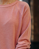 Serafina Knit Raglan Top - Mauve Ins Street
