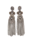 Shaquille Fringe Statement Earrings Ins Street