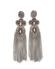 Shaquille Fringe Statement Earrings Ins Street