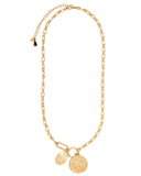 Shashi - Republique Dual Pendant Necklace - Gold Ins Street
