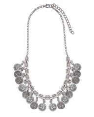 Shimmy Coin Necklace - Silver Ins Street