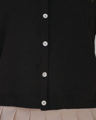 Sinclair Short Sleeve Button Down Polo Top - Black Ins Street