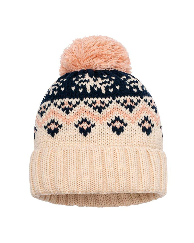 Snow Far Snow Good Pom Beanie - Pink - FINAL SALE Ins Street