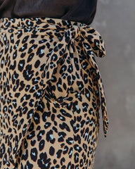 So Social Leopard Wrap Mini Skirt - FINAL SALE Ins Street