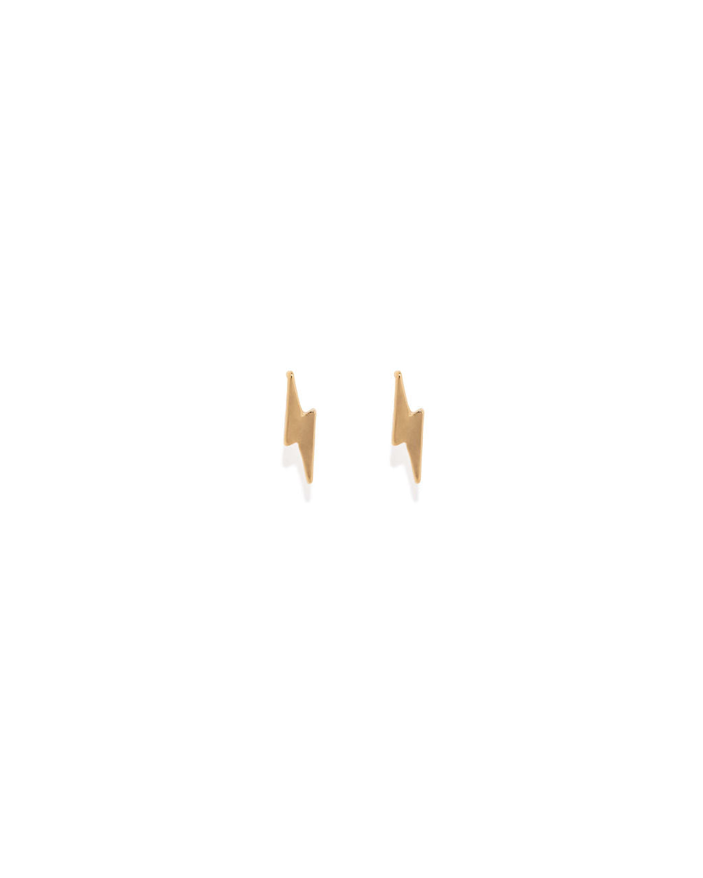 Speed Of Light Stud Earrings - Gold Ins Street