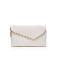 Stella Crossbody Envelope Zip Clutch - Pearl Gold Ins Street