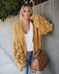 Tender Loving Care Knit Cardigan - Mustard - FINAL SALE WISH-001