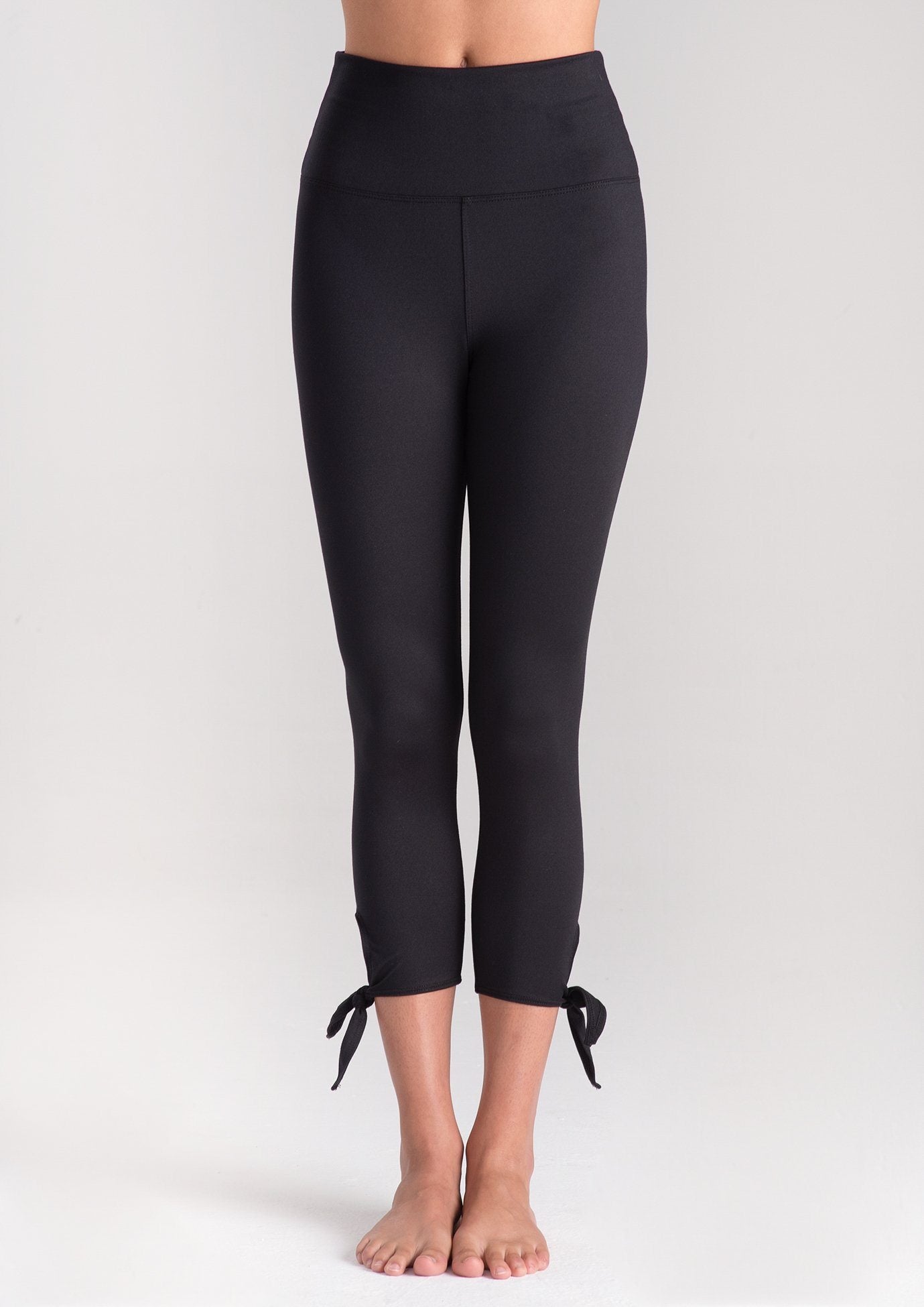 High Waist Tie Capri insstreet