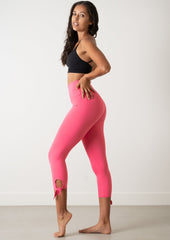 High Waist Tie Capri insstreet