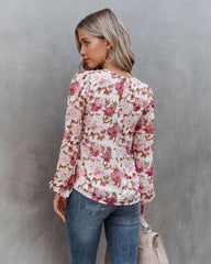 Truffle Floral Blouse - FINAL SALE ON T-001