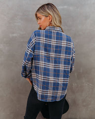 Tomas Cotton Plaid Button Down Top - FINAL SALE BY T-001