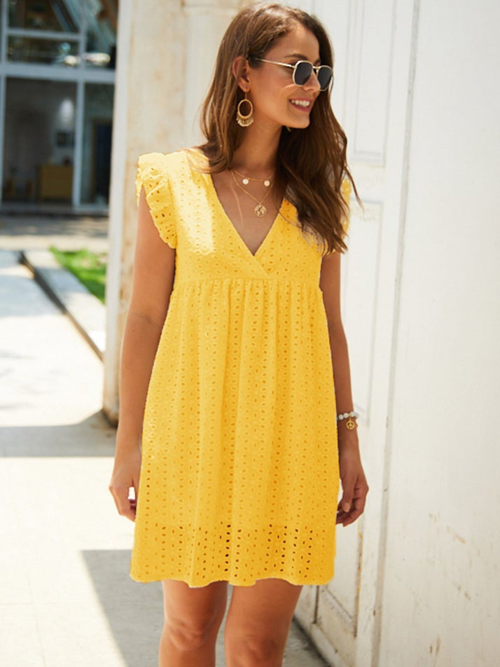 Women's lotus leaf dress Ins street