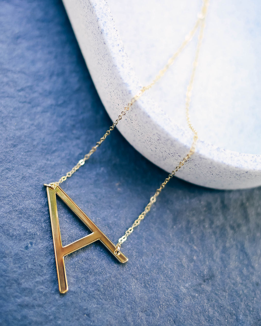 Meghan Bo Designs - Gold Initial Necklace Ins Street