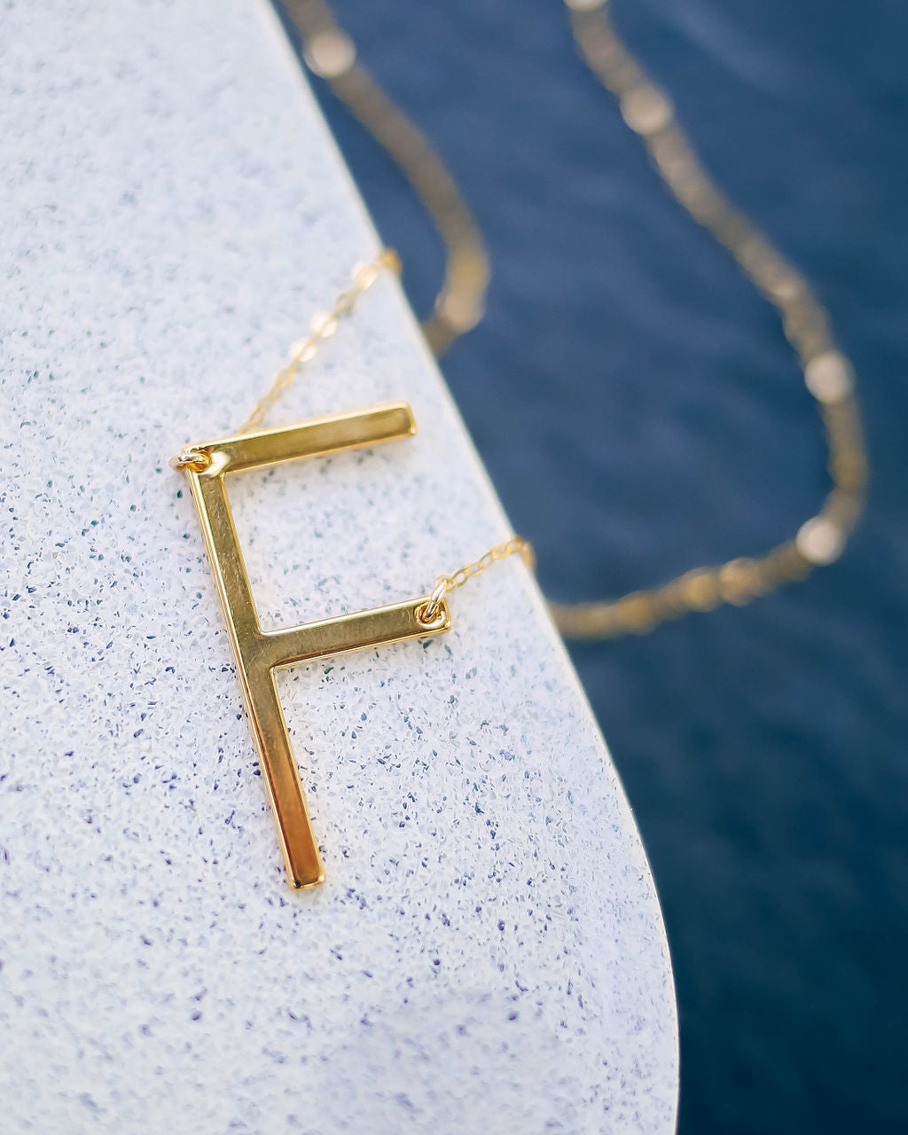 Meghan Bo Designs - Gold Initial Necklace Ins Street