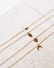 MARRIN COSTELLO - Good Luck Gold Layered Necklace Ins Street