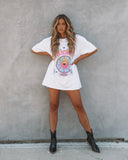 Sangria Under The Sun Cotton Relaxed Tee