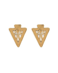 Veah Statement Earrings - Gold PANN-001