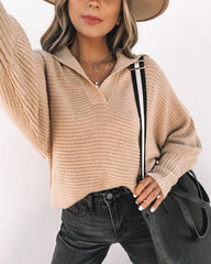 Beatrix-Collared-Knit-Sweater-Tan InsStreet